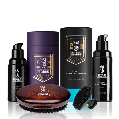 Beard Forge Growth Kit | Beard Oil + Derma Roller for Patchy Beards UK